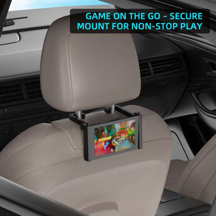 For Nintendo Switch 2 JYS-NS2299 2 in 1 Adjustable Car Game Console Holder(Black)