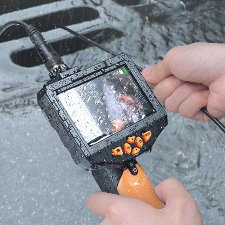 TESLONG NTS300 5 Inch Large Screen Industrial Endoscope Auto Repair Tools, Model:8mm Dual Lens / 1m