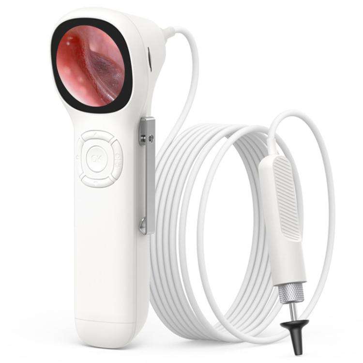 TESLONG SA160 1.45 Inch HD Screen Handheld Smart Visual Otoscope(White)