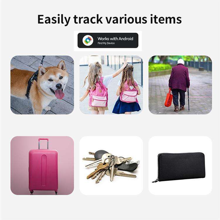 F8 Life Waterproof Air Location Tracker Anti-lost Device for Android Google Certified(Black)