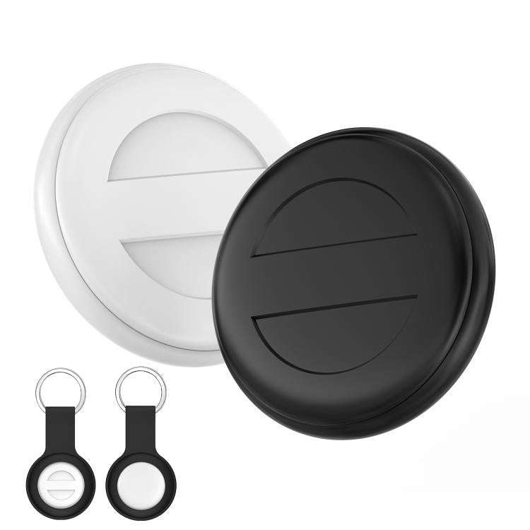 M10 Mini GPS Location Tracker Anti-lost Device with Keychain(White)
