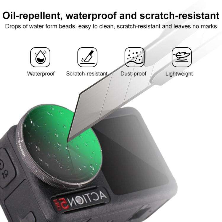 For DJI Action 5 Pro Camera Lens Filter, Filter:UV