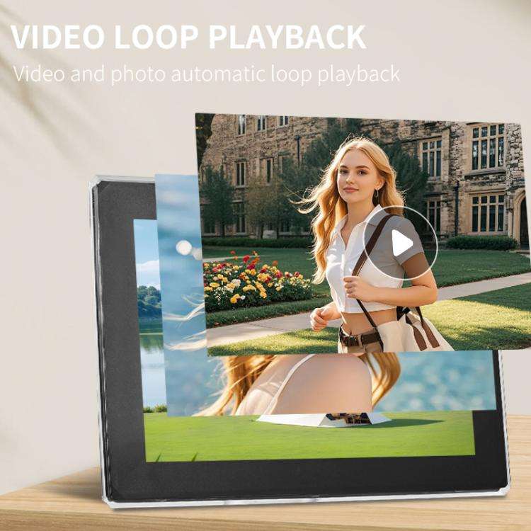 10 inch IPS HD Screen Smart WiFi Advertising Machine, Plug:UK Plug(White)