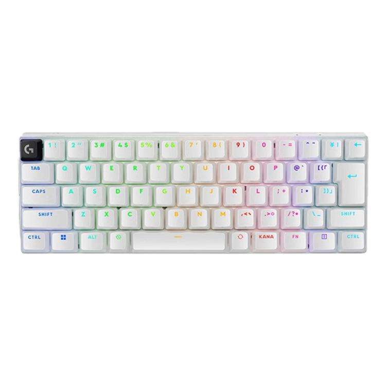 Logitech G PRO X 60 LIGHTSPEED Wireless Gaming Keyboard, GX-L Optical Switches(White)
