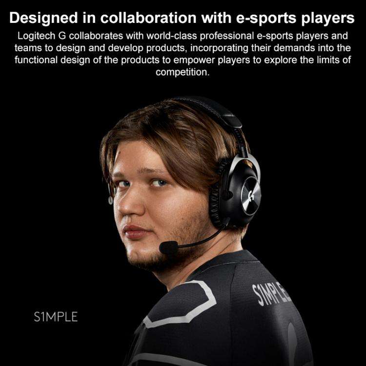 Logitech G PRO X2 Bluetooth 2.4G Dual-Mode Wireless Gaming Earphone(Black)