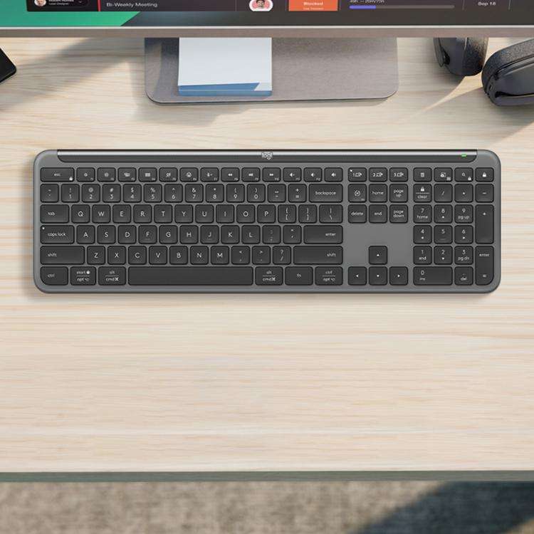 Logitech K950 Slim Silent Wireless Bluetooth Keyboard(Black)