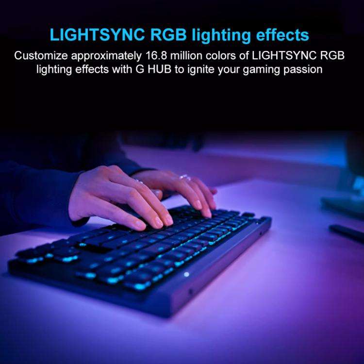 Logitech G515 LIGHTSPEED TKL Wireless Low-Profile Mechanical Gaming Keyboard, GX-L Mechanical Swi...