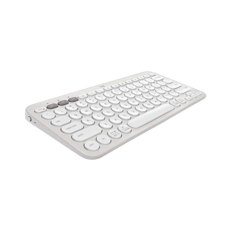  PEBBLE 2 COMBO Thin and Light Wireless Slim Bluetooth Keyboard and Mouse Set(White)