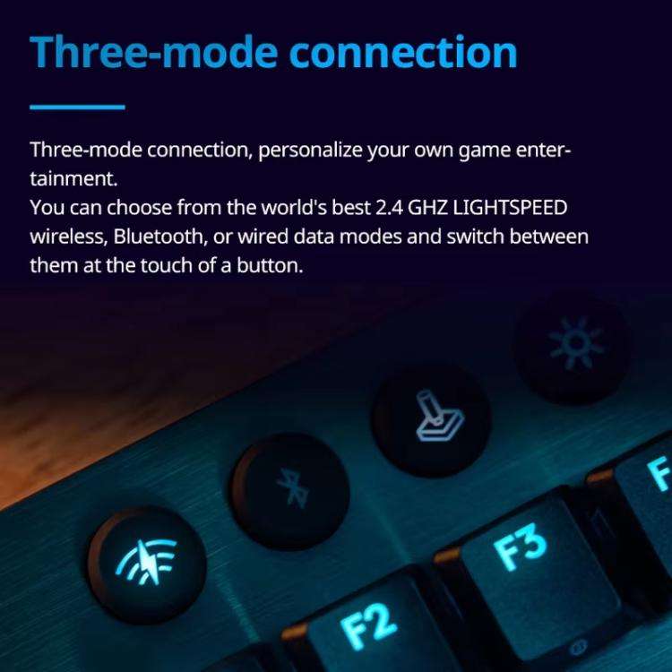 Logitech G915 X LIGHTSPEED TKL Low Profile Gaming Keyboard(Black Clicky)