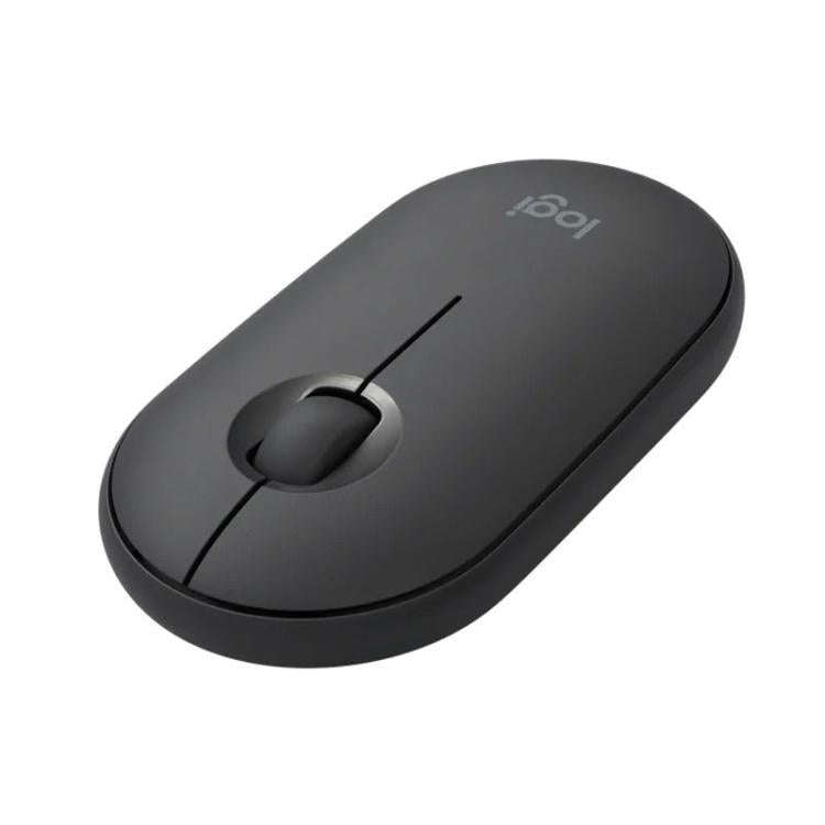 Logitech PEBBLE M350 1000DPI Ultra-Thin Dual-Mode Wireless Bluetooth Mouse(Black)