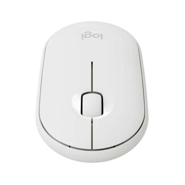 Logitech PEBBLE M350 1000DPI Ultra-Thin Dual-Mode Wireless Bluetooth Mouse(White)