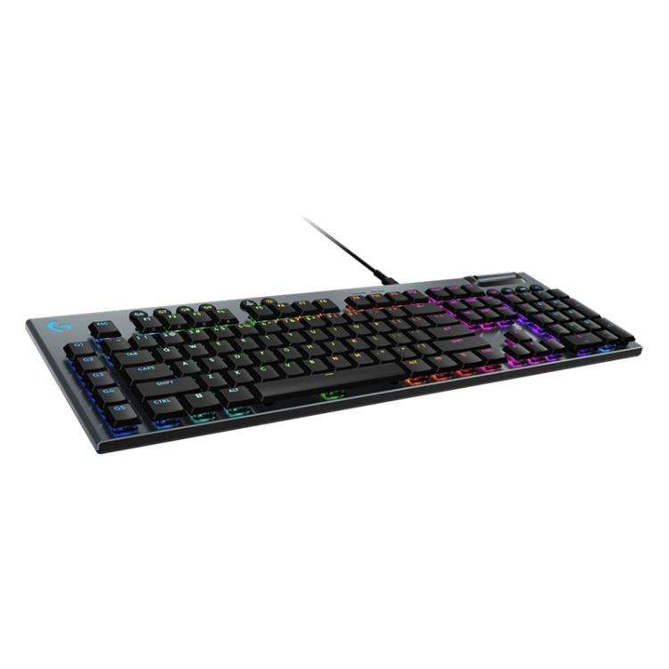 Logitech G915 X Wired Low Profile Gaming Keyboard(Black Tactile)