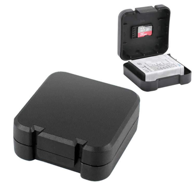 For DJI Osmo Action 5 Pro / 4 Battery & Memory Card Storage Box(Black)