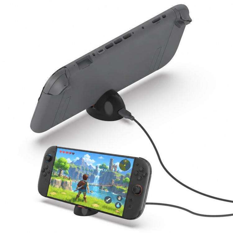 PGTECH GP-376 For Nintendo Switch 2 / 1 / OLDE Game Console Charging Stand(Black Blue)
