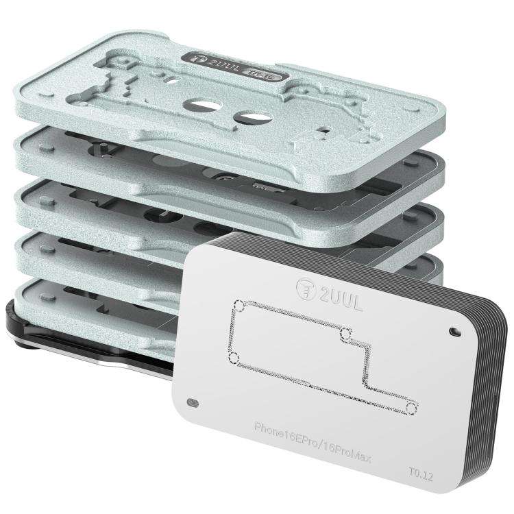 2UUL BH13 Midreball Base Logic Board BGA Reballing Platform Set for iPhone 12-16 Pro Max