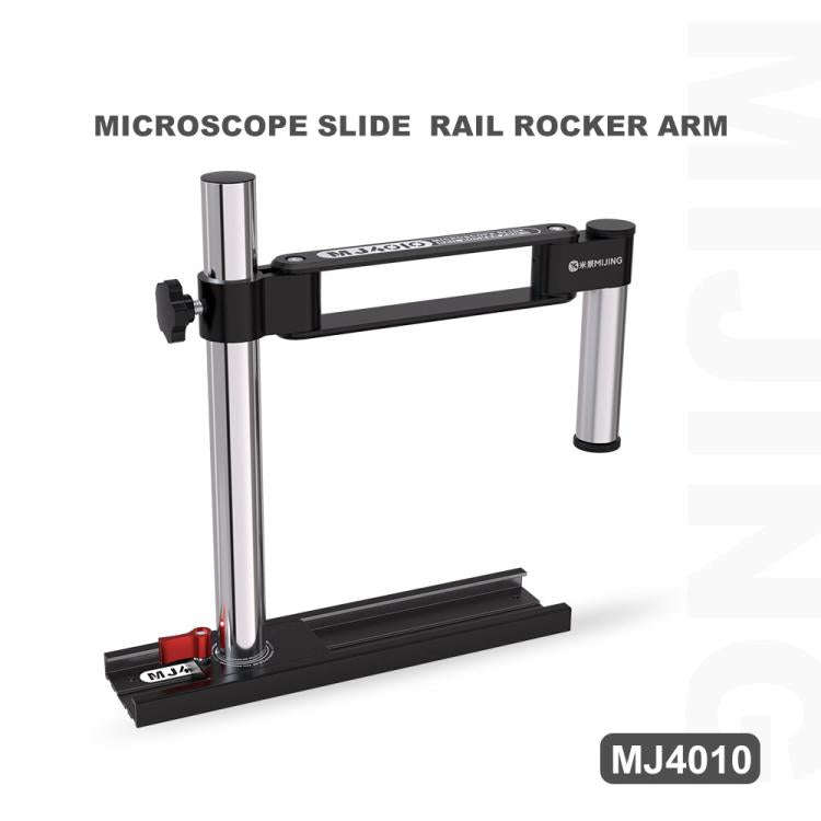Mijing MJ4010 32mm 360 Universal Metal Swing Arm Liftable Fixed Stand with Slide Rails