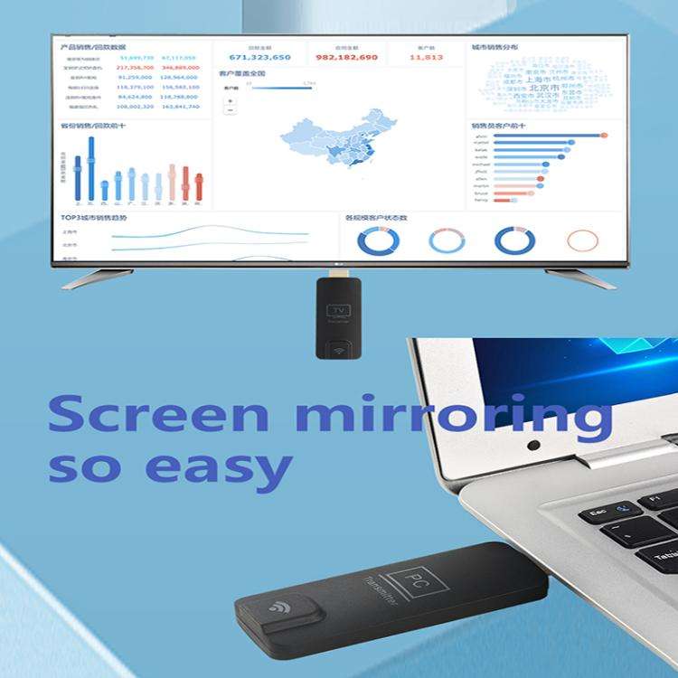 AM18052 1080P HD Type-C Wireless Transmitter and Receiver(Black)