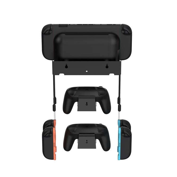 For Nintendo Switch 2 DOBE TNS-31113 Game Controller Wall-Mounted Storage Rack(Black)