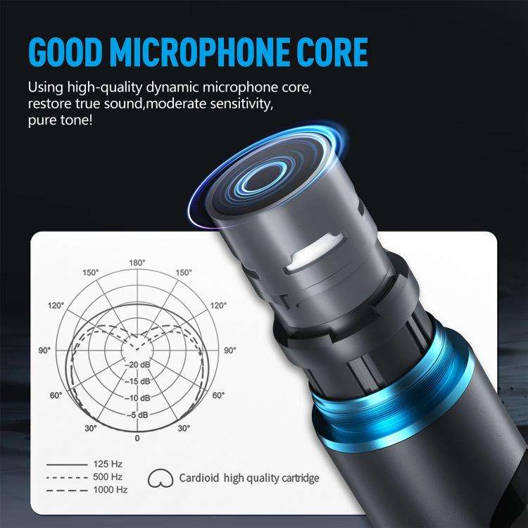 DEBRA UX-400 UHF Wireless Rechargeable Microphone System 4-in-1(EU Plug)