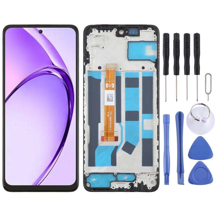 For OPPO A3 Pro 5G CPH2639 CPH2665 OEM LCD Screen Digitizer Full Assembly with Frame