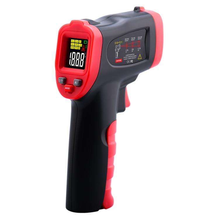 Wintact WT327D portable infrared thermometer, measuring range: -50 to 950 degrees Celsius(Black Red)