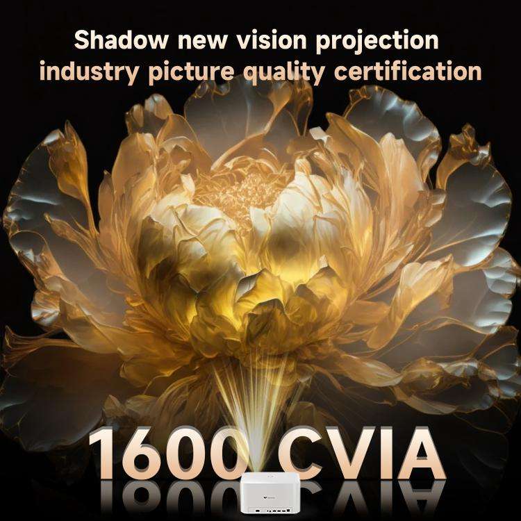 WOWOTO WWT-BL06E Android 9.0 4.45 inch LCD Display 1920x1080P 1000ANSI Smart Projector(US Plug)