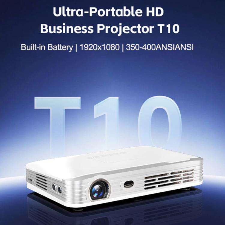 WOWOTO WWT-T10 Android 9.0 DLP 1920x1080P HD 350-400ANSI Smart Projector(UK Plug)