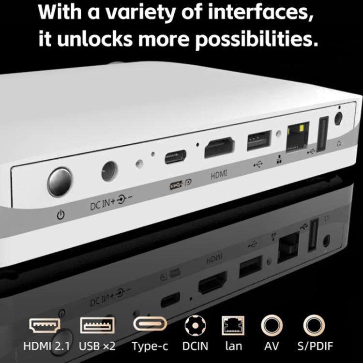 WOWOTO WWT-T10 Android 9.0 DLP 1920x1080P HD 350-400ANSI Smart Projector(EU Plug)