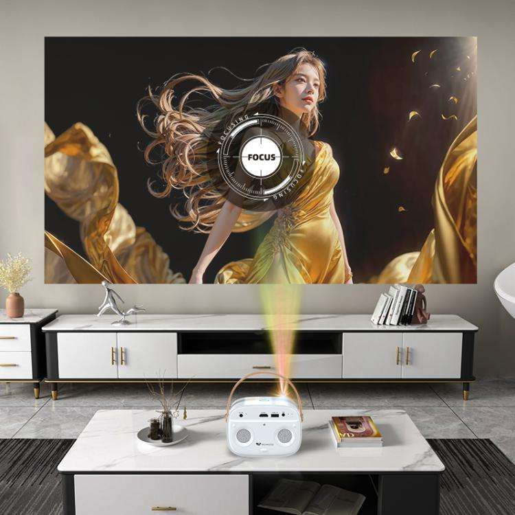 WOWOTO WWT-M8 Android 9 DLP 1920x1080P HD 300ANSI Smart Projector(EU Plug)