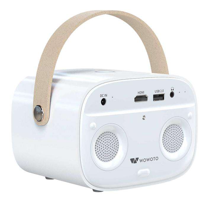 WOWOTO WWT-M8 Android 9 DLP 1920x1080P HD 300ANSI Smart Projector(US Plug)