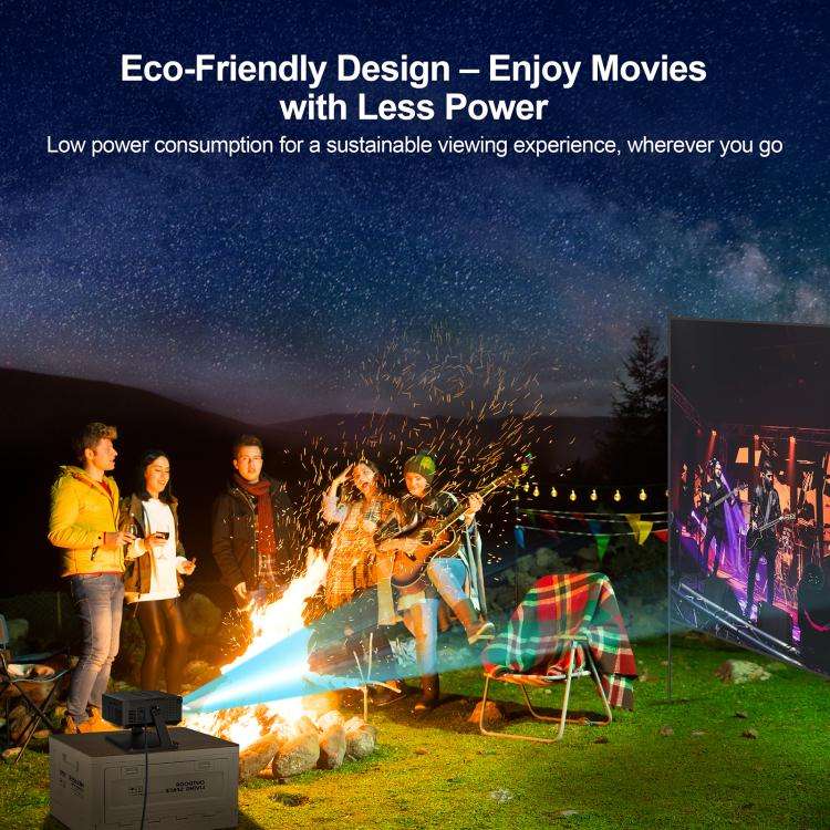 WOWOTO WWT-BL15 Android 11 LCD Display 720P 120ANSI Smart Projector(UK Plug)