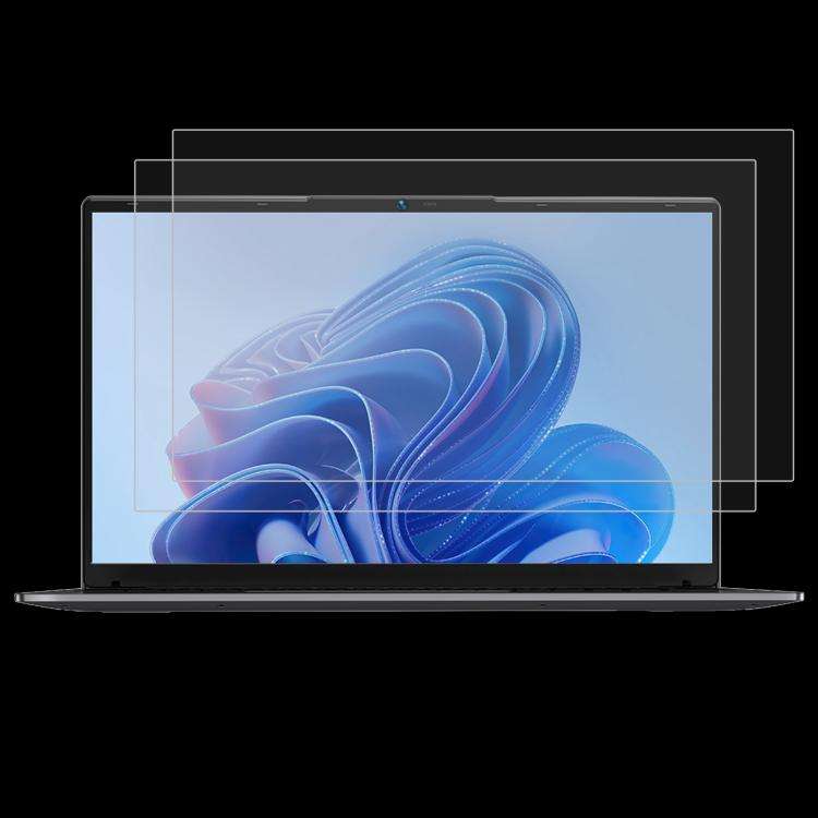 For BMAX MAXBook X15 Pro 15.6 inch 2pcs 9H 0.3mm Explosion-proof Tempered Glass Film
