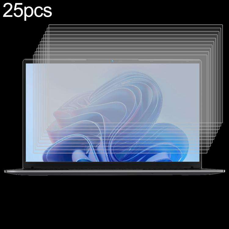 For BMAX MAXBook X15 Pro 15.6 inch 25pcs 9H 0.3mm Explosion-proof Tempered Glass Film