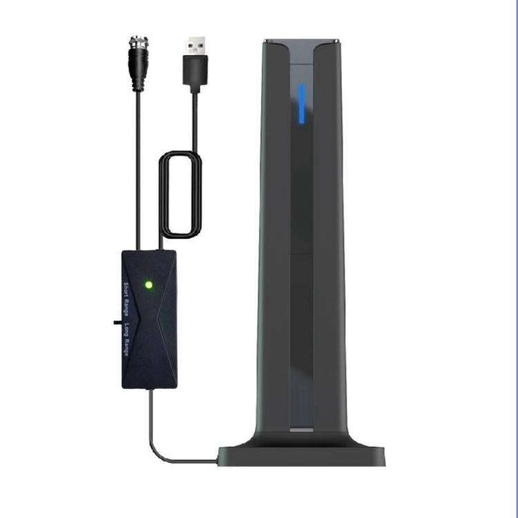 4K HD Digital TV Antenna ATSC Terrestrial Wave Antenna Receiver(Black)