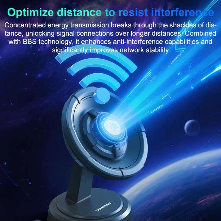 COMFAST CF-986BE Directional Network Card WiFi-7 Gaming 6500M Gigabit USB Network Adapter(Black)