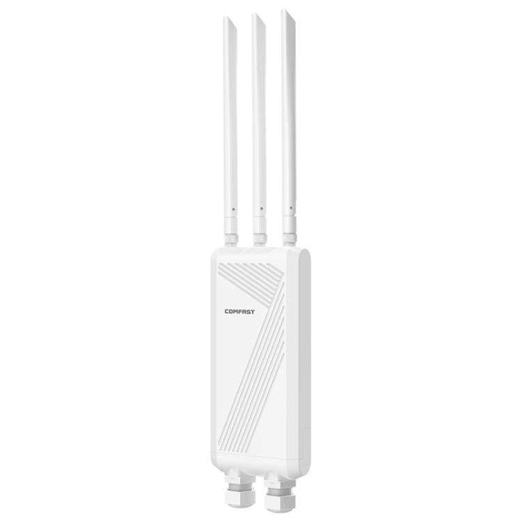 COMFAST CF-EW87 3600Mbps Dual-Band WiFi7 Outdoor Wireless AP, Plug:EU Plug(White)