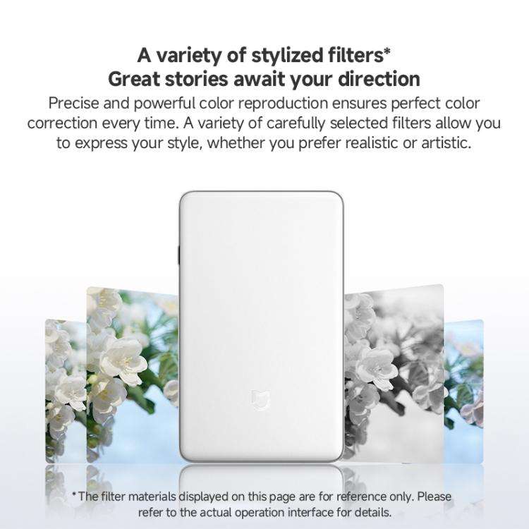 Original Xiaomi Mijia Pocket Photo Printer Pro(White Silver)