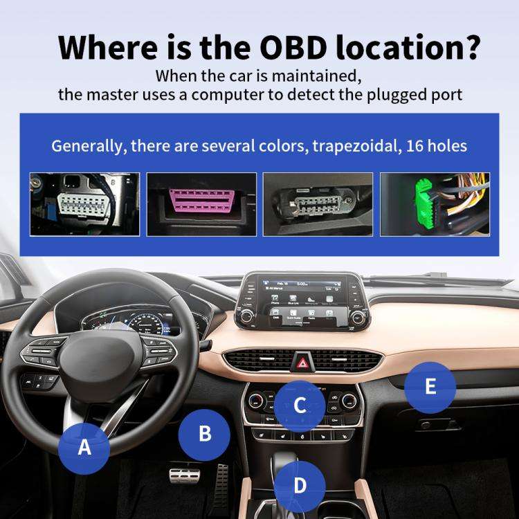 K1 Car OBDII Diagnostic Tool Smart Engine Fault Detector(Grey Black)