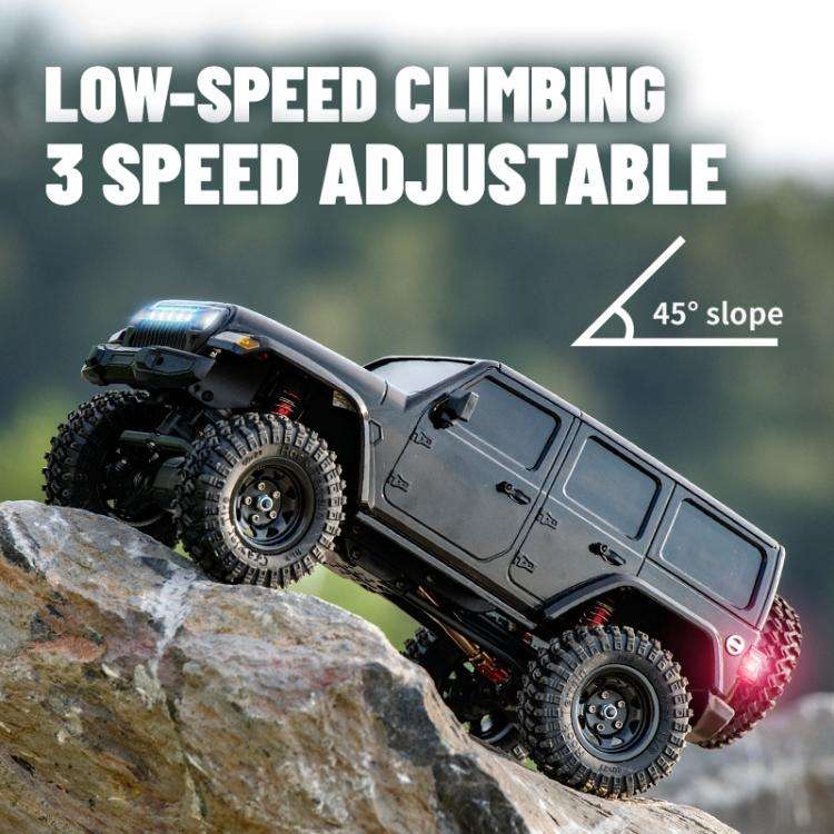 JJR/C C8801 Pro Black Warrior Edition Wrangler Simulation Climbing Remote Control Car(Black)