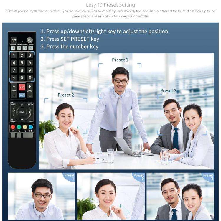 FEELWORLD 4K10X 4K PTZ Camera 10X Optical Zoom AI Tracking HDMI-compatible USB IP Remote Control(...