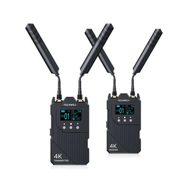 FEELWORLD WT1H 4K Wireless Video Transmission System Dual HDMI-compatible Full Duplex Intercom Li...