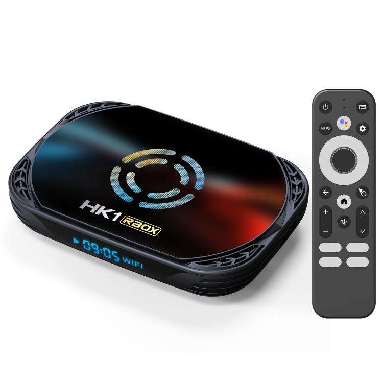 HK1 RBOX X50 Android 14 Smart TV Box with Remote Control, 4GB+128GB, Amlogic S905A Quad-Core(AU P...