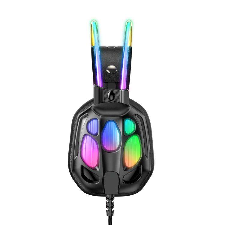ONIKUMA X89 RGB Wired Earphone with Microphone(Black)