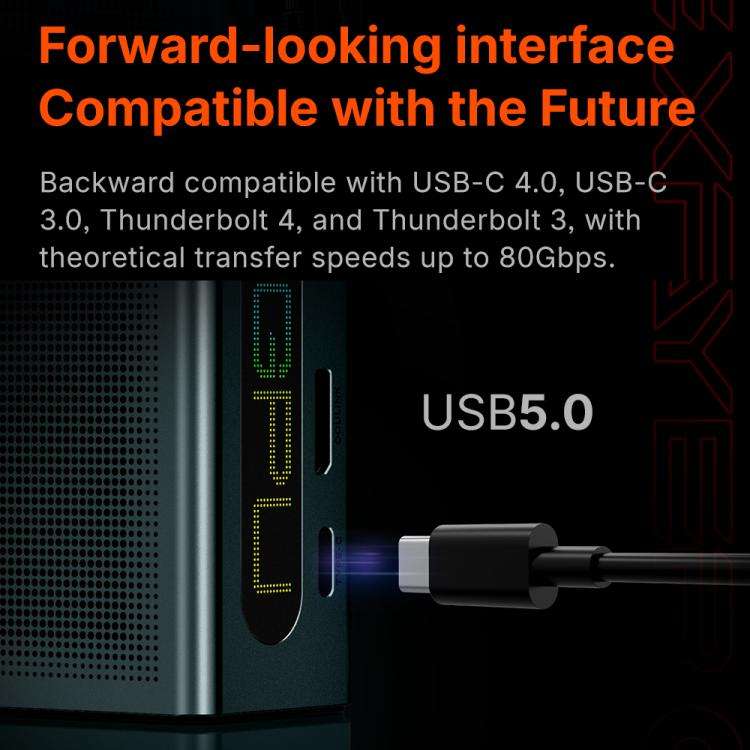 ONE-NETBOOK ONEXGPU Lite AMD Radeon RX 7600M XT 8GB Pocket Graphics Card Dock(Dark Grey)