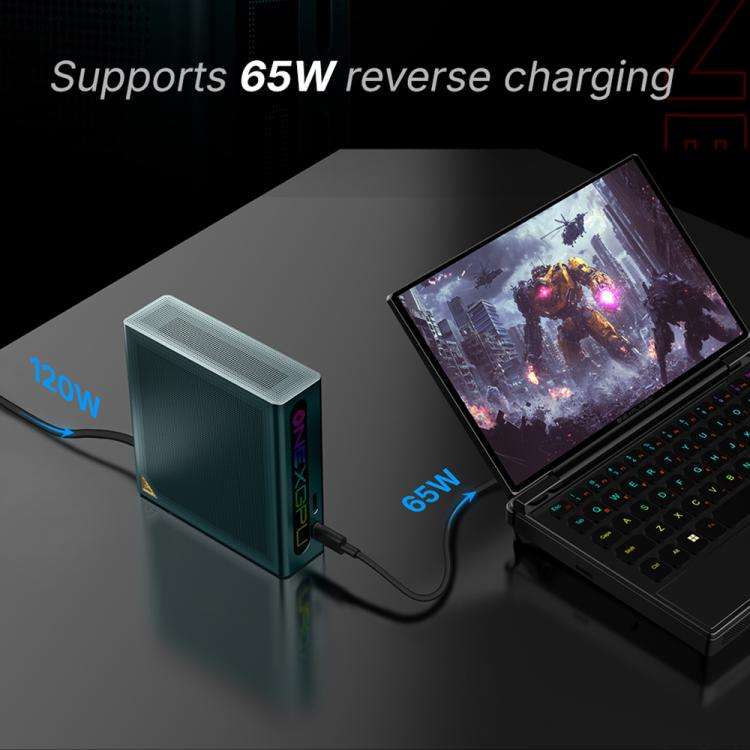 ONE-NETBOOK ONEXGPU Lite AMD Radeon RX 7600M XT 8GB Pocket Graphics Card Dock(Dark Grey)