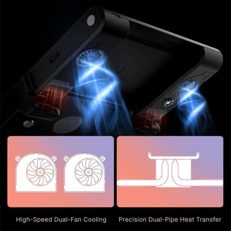 ONE-NETBOOK Sugar 1 Dual Screen Handheld Game Console, 16GB+512GB, Android 14 Snapdragon G3 Gen3(...