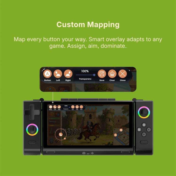 ONE-NETBOOK Sugar 1 Dual Screen Handheld Game Console, 16GB+512GB, Android 14 Snapdragon G3 Gen3(...