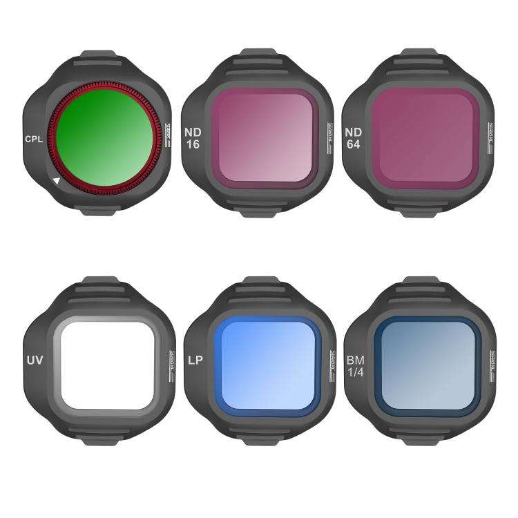 For DJI Mini 5 Pro STARTRC Camera Lens Filter, Filter:6 in 1 Mixed Filter