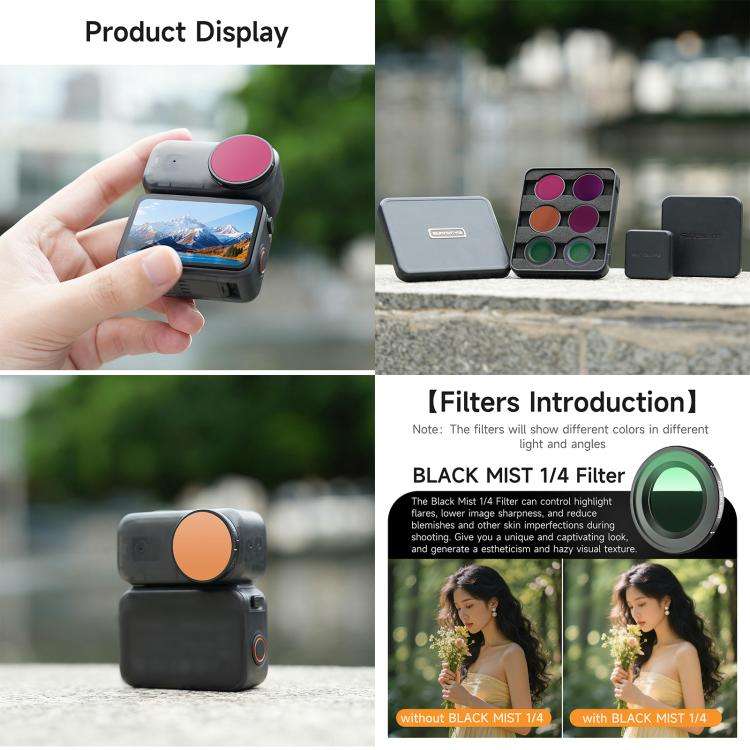 For DJI Osmo Nano Sunnylife Camera Lens Filter, Filter:6 in 1 Mixed Filter