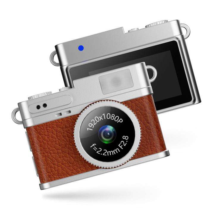 S150 0.96 inch IPS Screen HD Children Mini Digital Camera(Dark Brown)